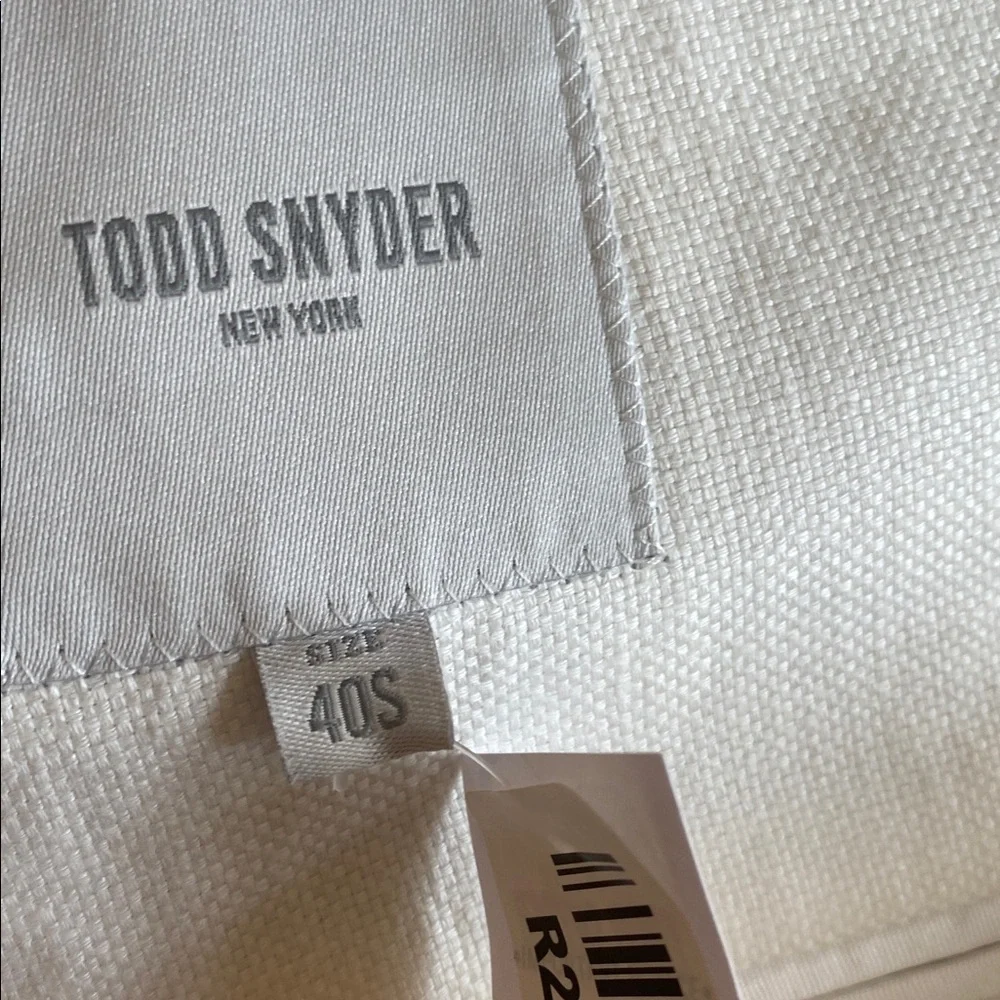 Todd Snyder White Birch Linen Madison Blazer Sz 40S. NWT